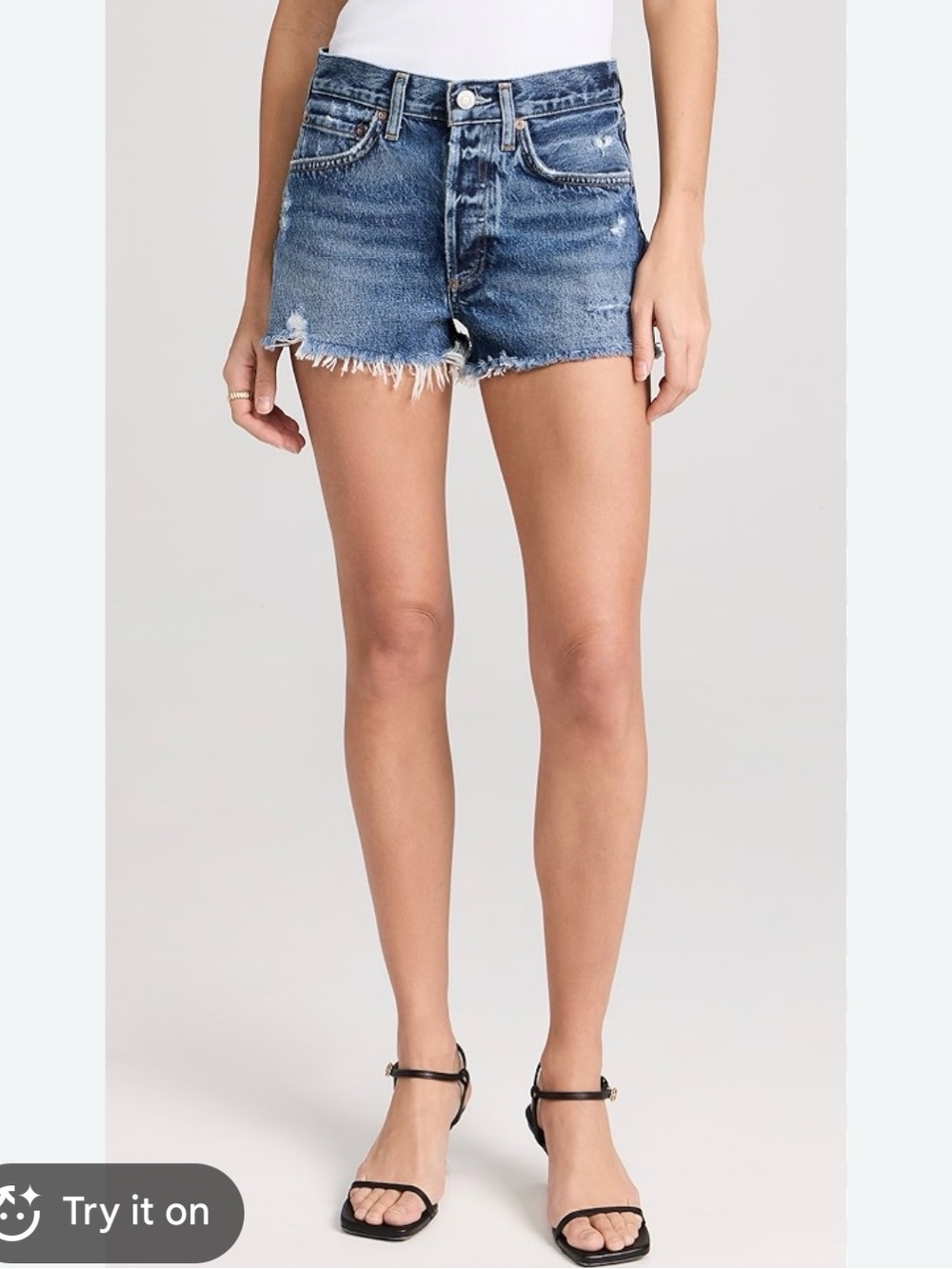 AGOLDE Parker Denim Shorts - size 25